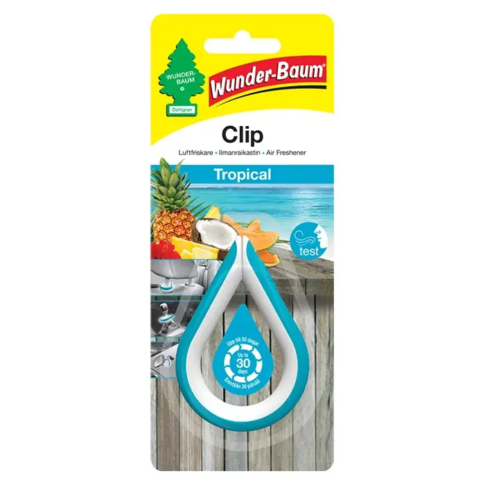 Wunderbaum Clips - tropical - Godt tilbud