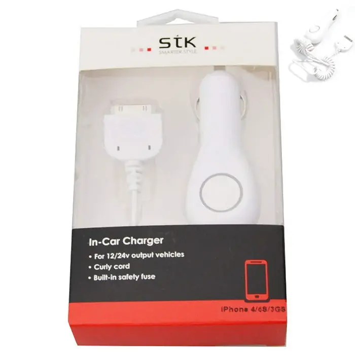 Begrænset antal - Ladekabel 12/24v iphone 3/4 ipad/ipod