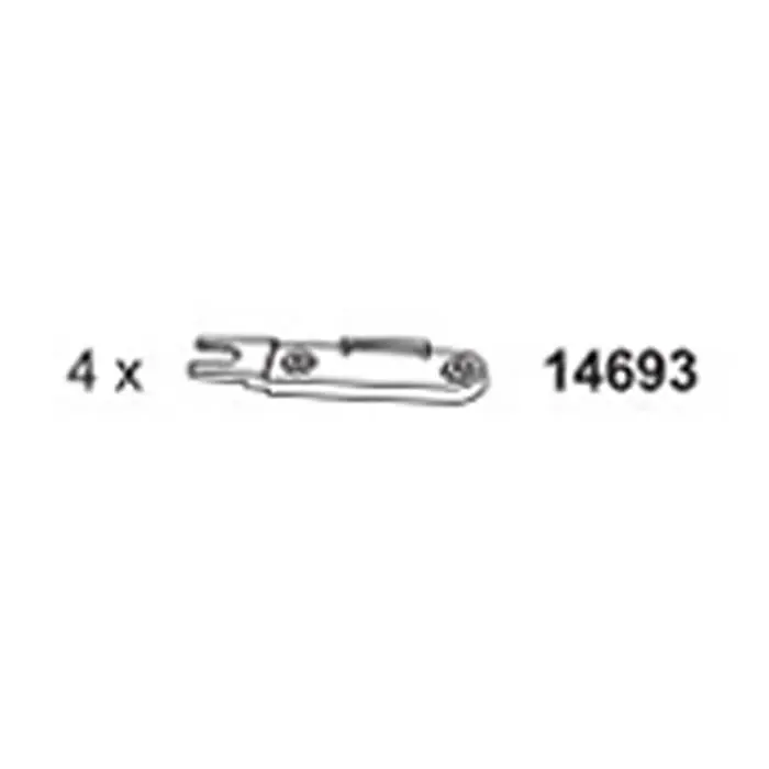 Hurtig afsendelse - Thule beslag f/box ny 80mm