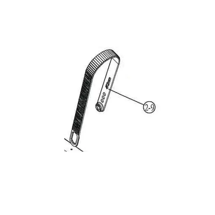 Sikker handel - BuzzRack Wheel strap 492mm