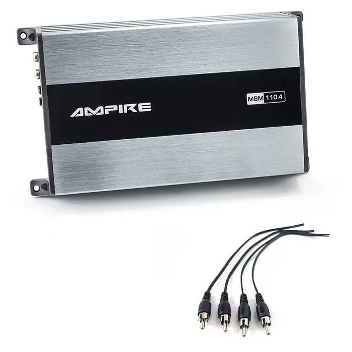 Meget populær | Ampire forstærker 4x 110 Watt, Class D