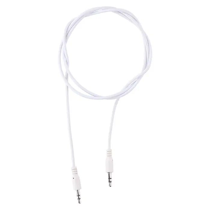 Udsalg - Allride Connect 2,0 minijack 3,5mm lydkabel, 1,2m, hvid
