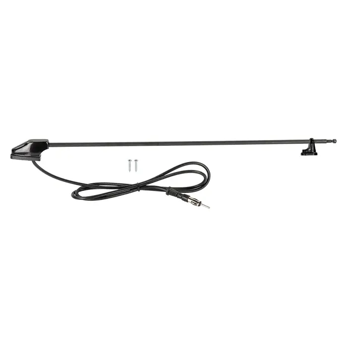 Universal antenne AM/FM DIN sort 118 cm. - Supergod pris