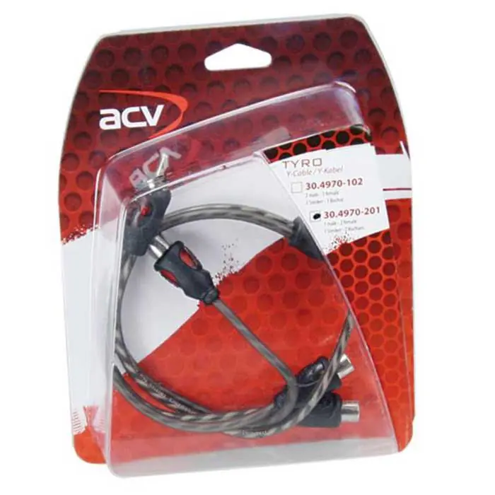 Få tilbage | ACV phonokabel y-kabel "e-line"