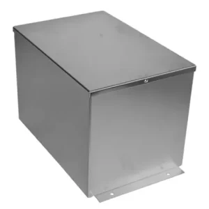 Batteribox aluminium - Kun kort tid