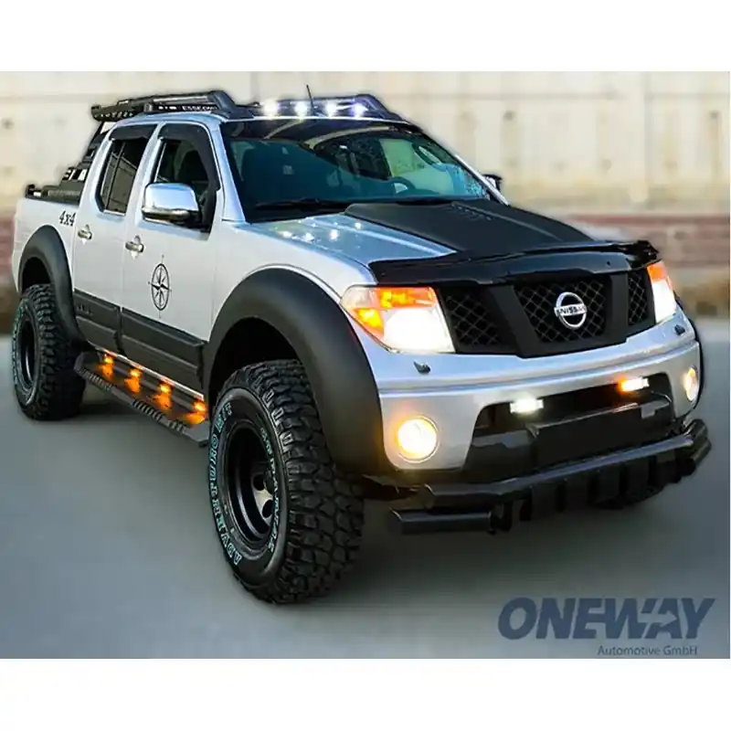 Bedst sælgende | OneWay, Bonnet Scoop, Glans sort, Passer til Volkswagen Amarok MK1 (2010-2022) & Nissan Navara D40 (2005-2010)