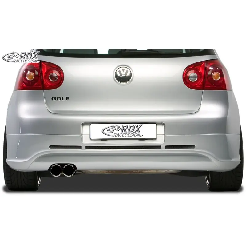Bestseller | RDX Racedesign, Rear bumper skirt, passer til Volkswagen Golf V GTI/R Hatchback 3/5-doors 2003-2008 (exhaust left) excl. Variant/Plus (ABS)