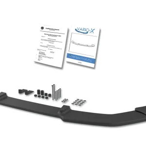 RDX Racedesign, Front spoiler Vario-X, passer til BMW 3-Series E90/E91 Sedan/Touring M-Technik 9/2008- (PU) - Kan bestilles