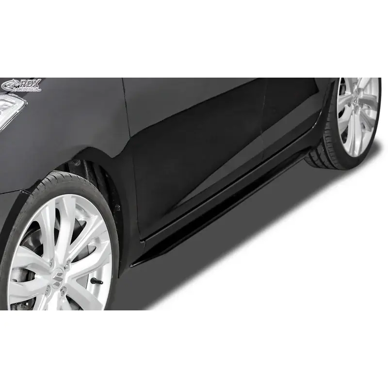 RDX Racedesign, Sideskørter ‘Slim‘, passer til SZ Swift FZ/NZ 2010-2017 (ABS glossy black) - Nyt i sortimentet