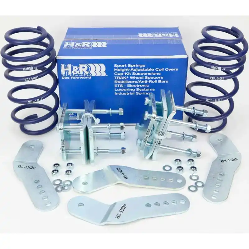 H&R, Sænkningsfjedre, passer til Volkswagen Caddy/Life 2WD up to 1130kg FA-Load 2004- FA40/RA60mm - Kundernes favoritter
