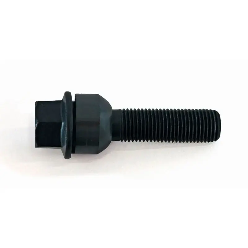Udsalg - H&R, Wheel bolt Round-Head with movable cone R14 M14x1.50 - længde 49mm - Black