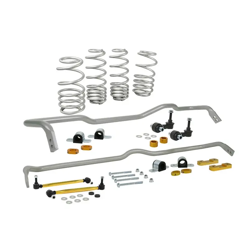 Whiteline, Grip Series 1 Stabiliser Bar and Lowering Spring Vehicle Kit, passer til Audi A3 Cabrio/Sedan/Sportback Quattro / Volkswagen Golf VII 4motion 2012- - Nyt i shoppen