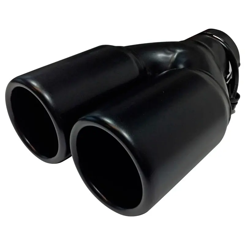 Bestil nemt | AutoStyle, Eksklusiv Udstødningstrim - Sort - 2x76mm - L220mm - 45-60mm