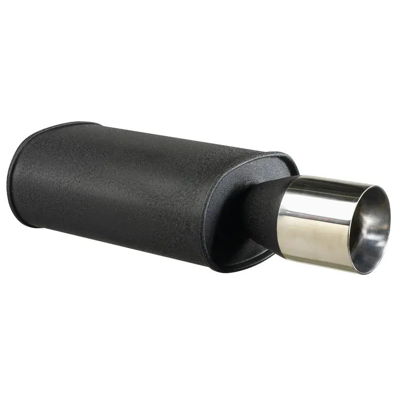AutoStyle, sort Box Universel Sportudstødning - Rund - Ø 210mm, Tilslutning 63,5mm / udgang 102mm | Tidsbegrænset