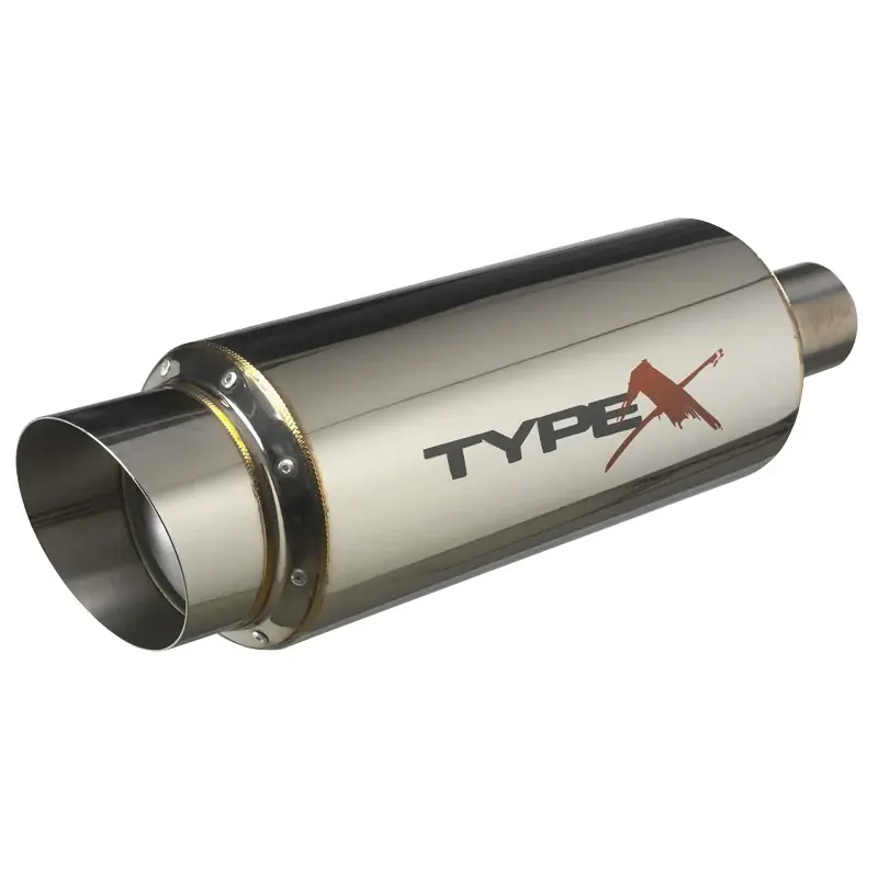 AutoStyle, Universal Sport Udstødning Type X Racing - Ø150mm - Skrå Tip | Tilbud