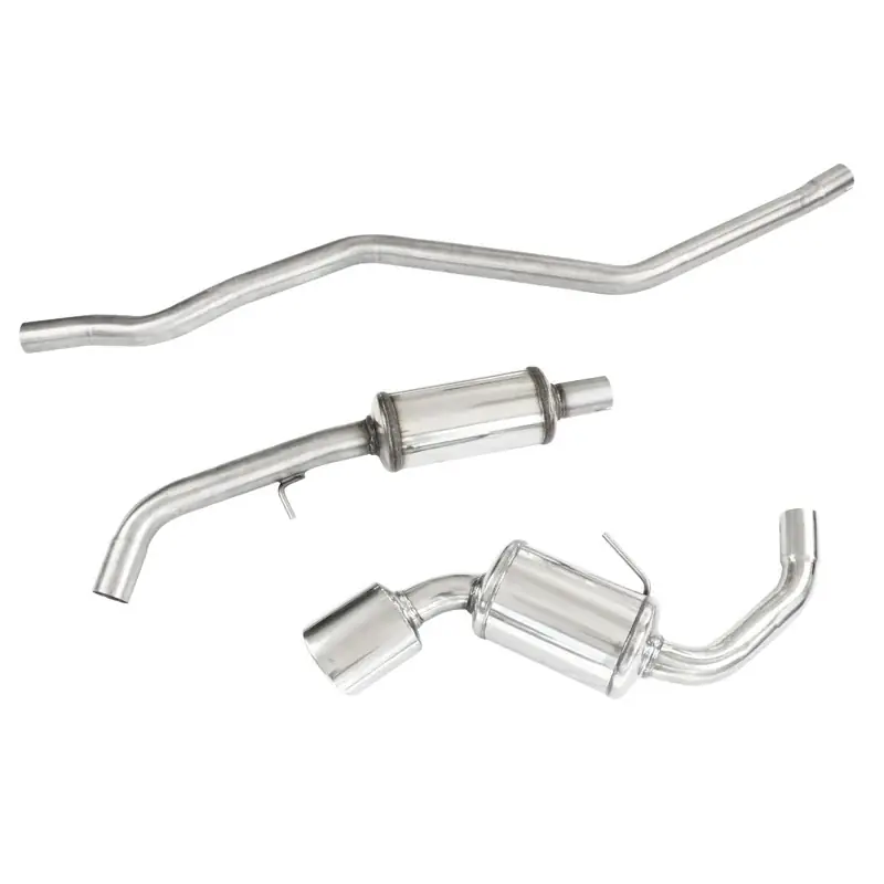 Bedste pris - InoXcar, Mellem potte + Sportsudstødning, passer til BMW 1-Series E87 120D 2004- 120x80mm