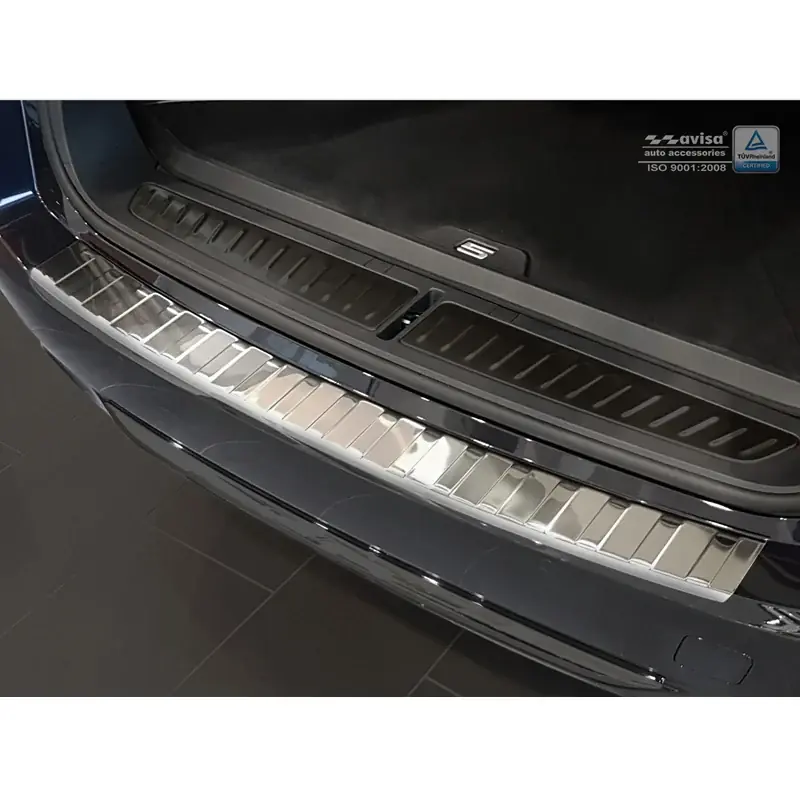 Avisa, Bagkofangerbeskytter, Rustfritstål, passer til BMW 5-Series G31 Touring 2017-2020 excl. M-Sport ‘Ribs‘ - Høj kvalitet