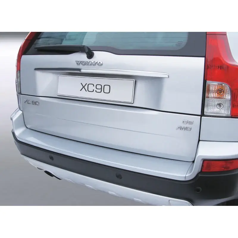 RGM, Bagkofangerbeskytter, ABS plastik, passer til Volvo XC90 (for painted bumpers) Silver - Stærkt tilbud