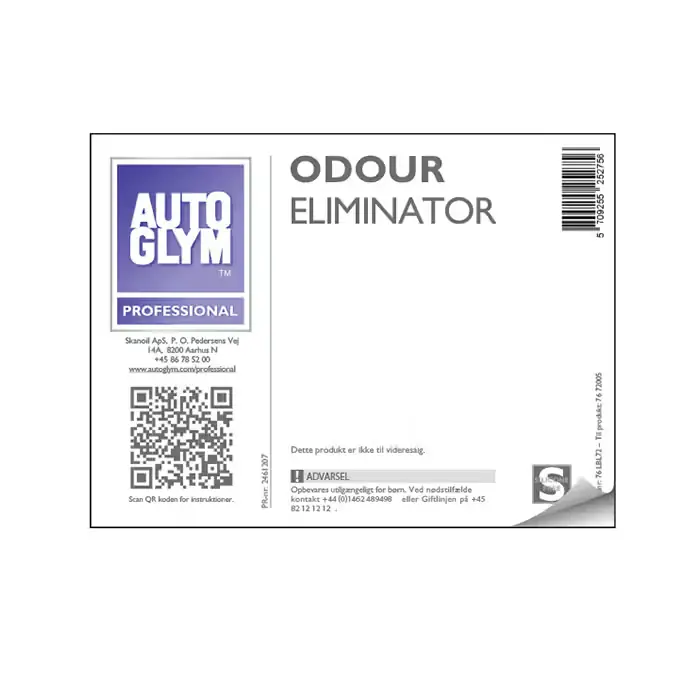 Spar mere - AUTOGLYM Label Autoglym Odour Eliminator