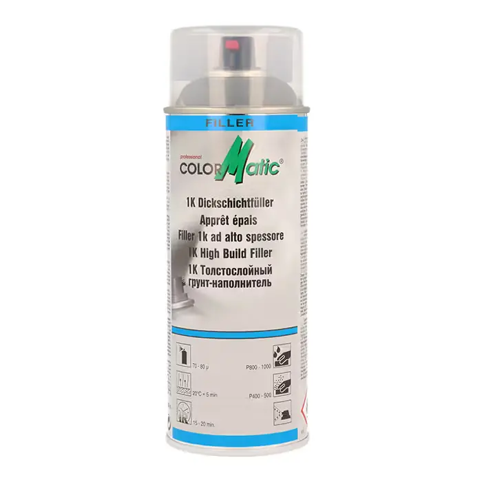 Hurtig forsendelse - COLORMATIC ColorMatic High Build primer grå 400 ml.