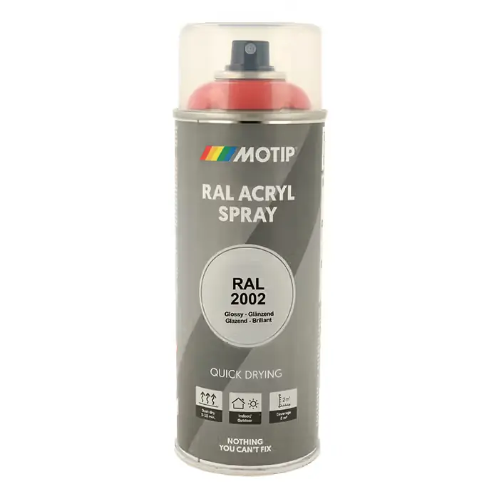 MOTIP Motip Ral 2002 high gloss blood orange | Ny vare