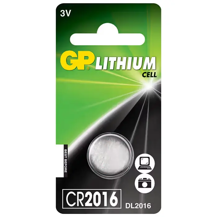 Netop ankommet - GP-BATTERI Gp cr2016 batteri stk.