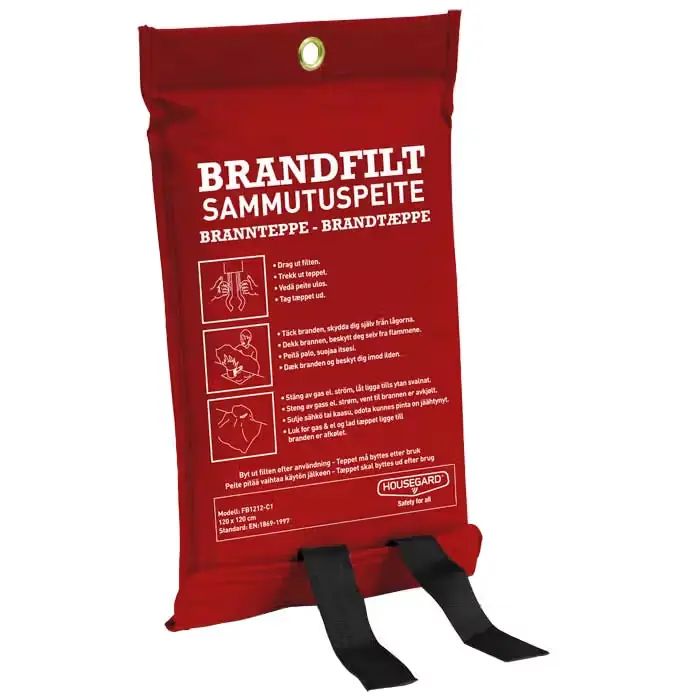 Superpris | HOUSEGARD Brandtæppe 120x120 cm Housegard 1 stk - max 550 grader