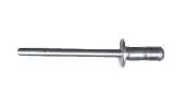 Aluminium/stål popnitte 4,8 x 10 mm. - 25 stk - Kundernes favorit