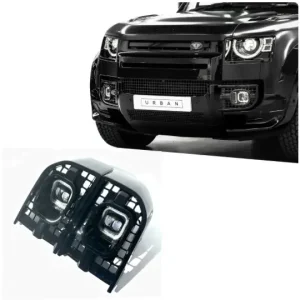 Udsalg | Land Rover Defender kofanger LED kørelys lygte til New Defender L663 - Blank sort