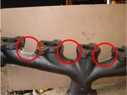 Eftertragtet - Land Rover udstødnings manifold for Td5 - varmebehandlet, planslebet og fræst
