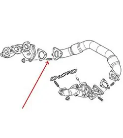 Topprodukt - Land Rover TDV6 & TDV8 turbolader stagbolt for Range Rover, Range Rover Sport & Discovery 3 & 4